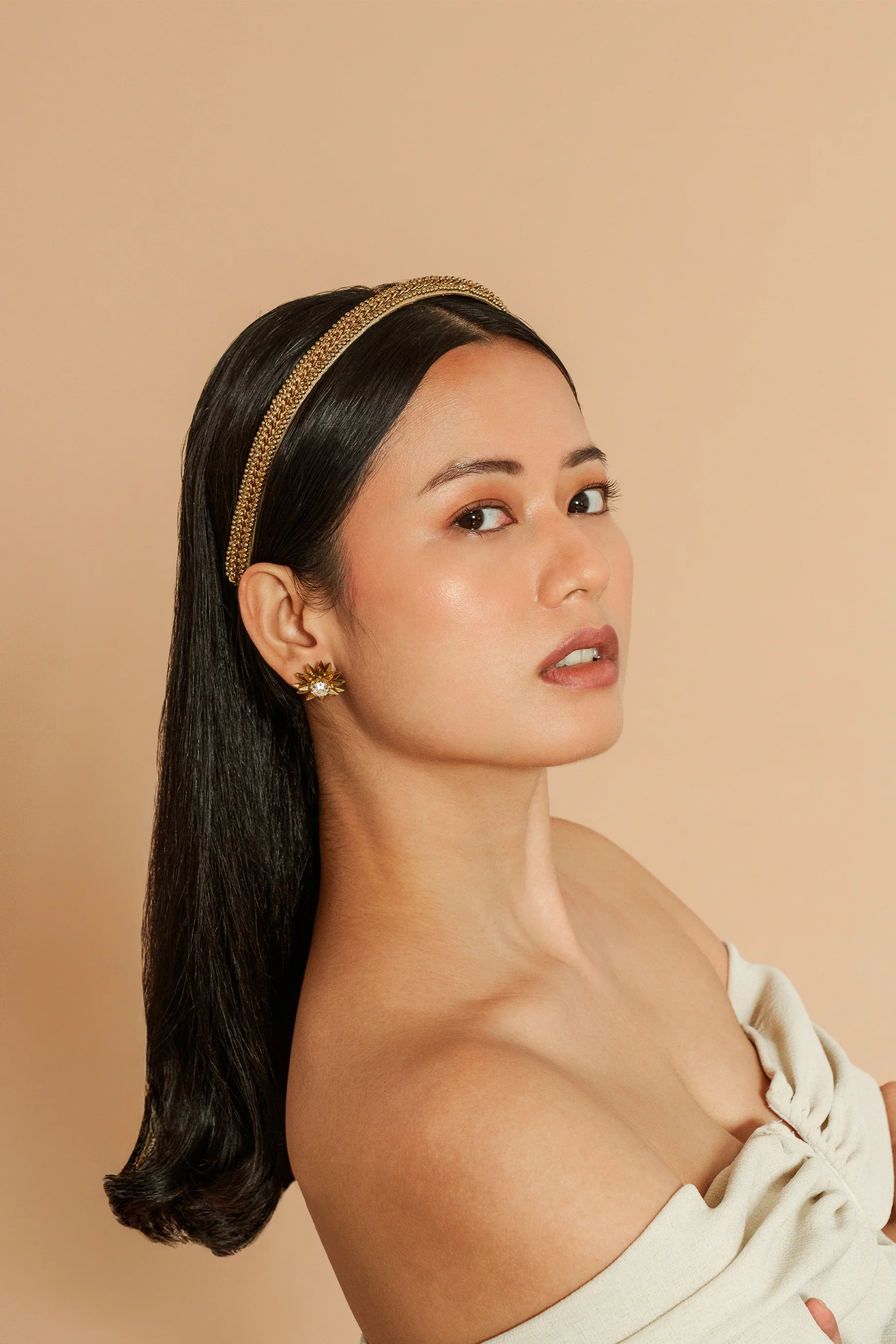 Deepa Gurnani Maran Headband - Gold - Image 2