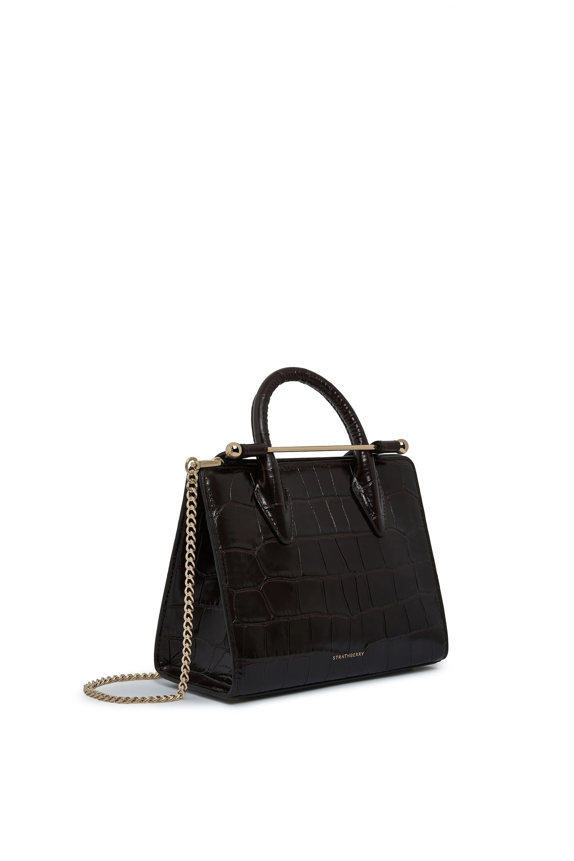 Strathberry Mini Croc Tote - Image 2