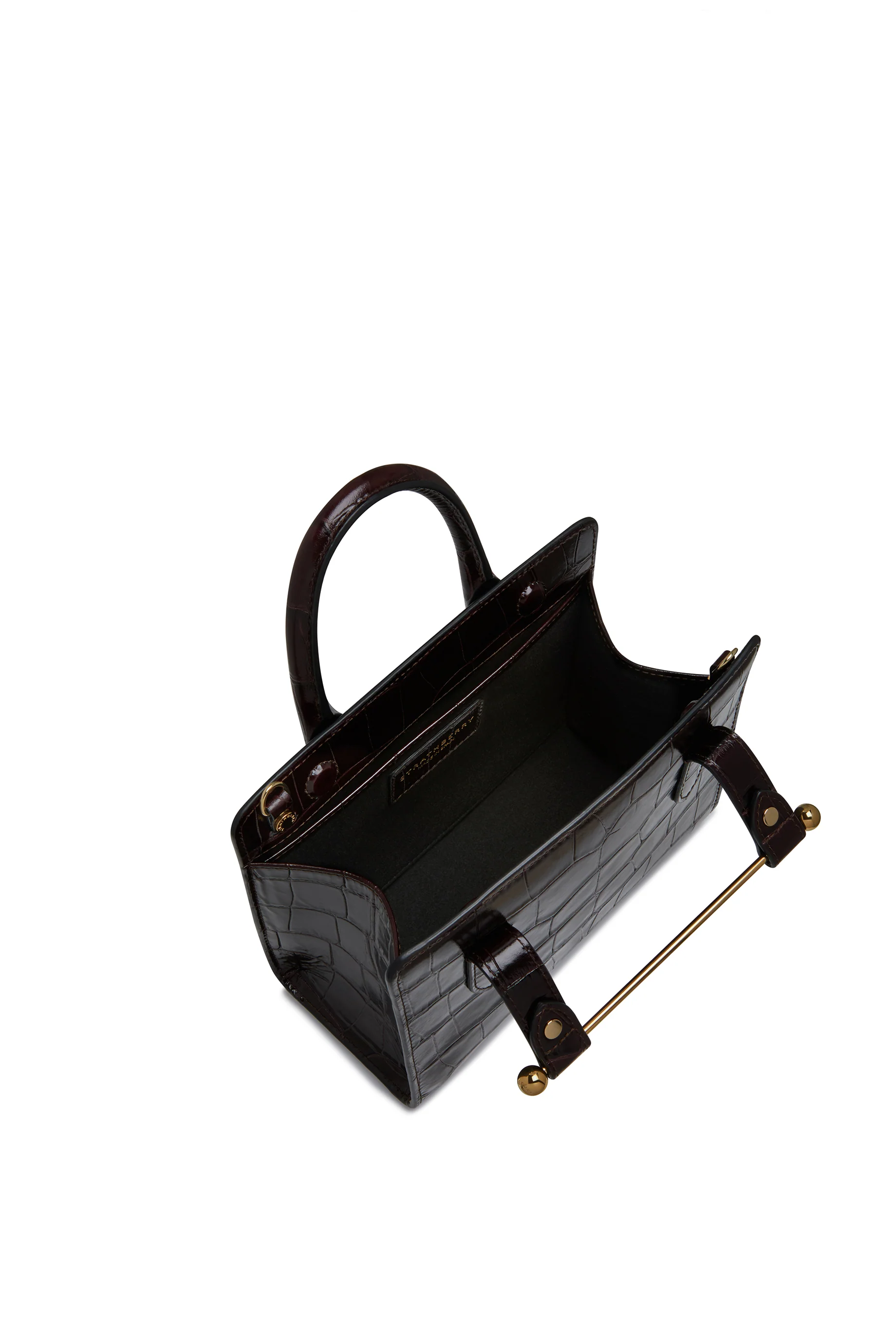 Strathberry Mini Croc Tote - Image 4