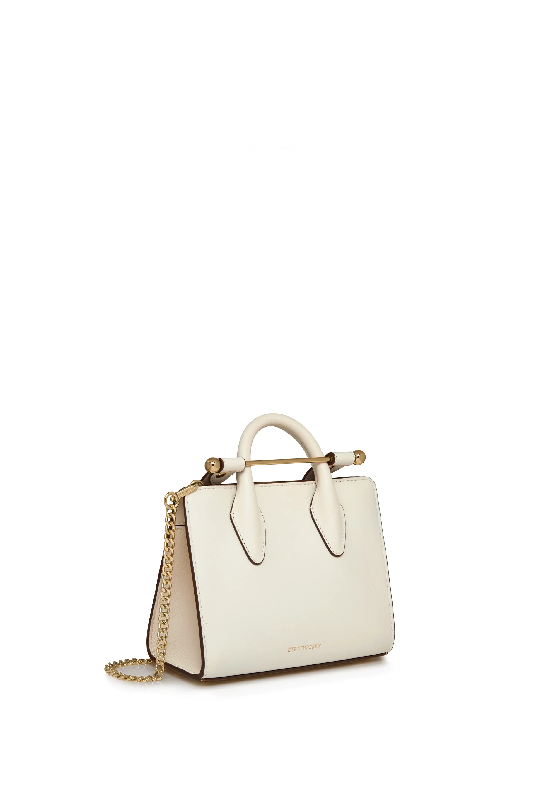 Strathberry Nano Tote - White - Image 2