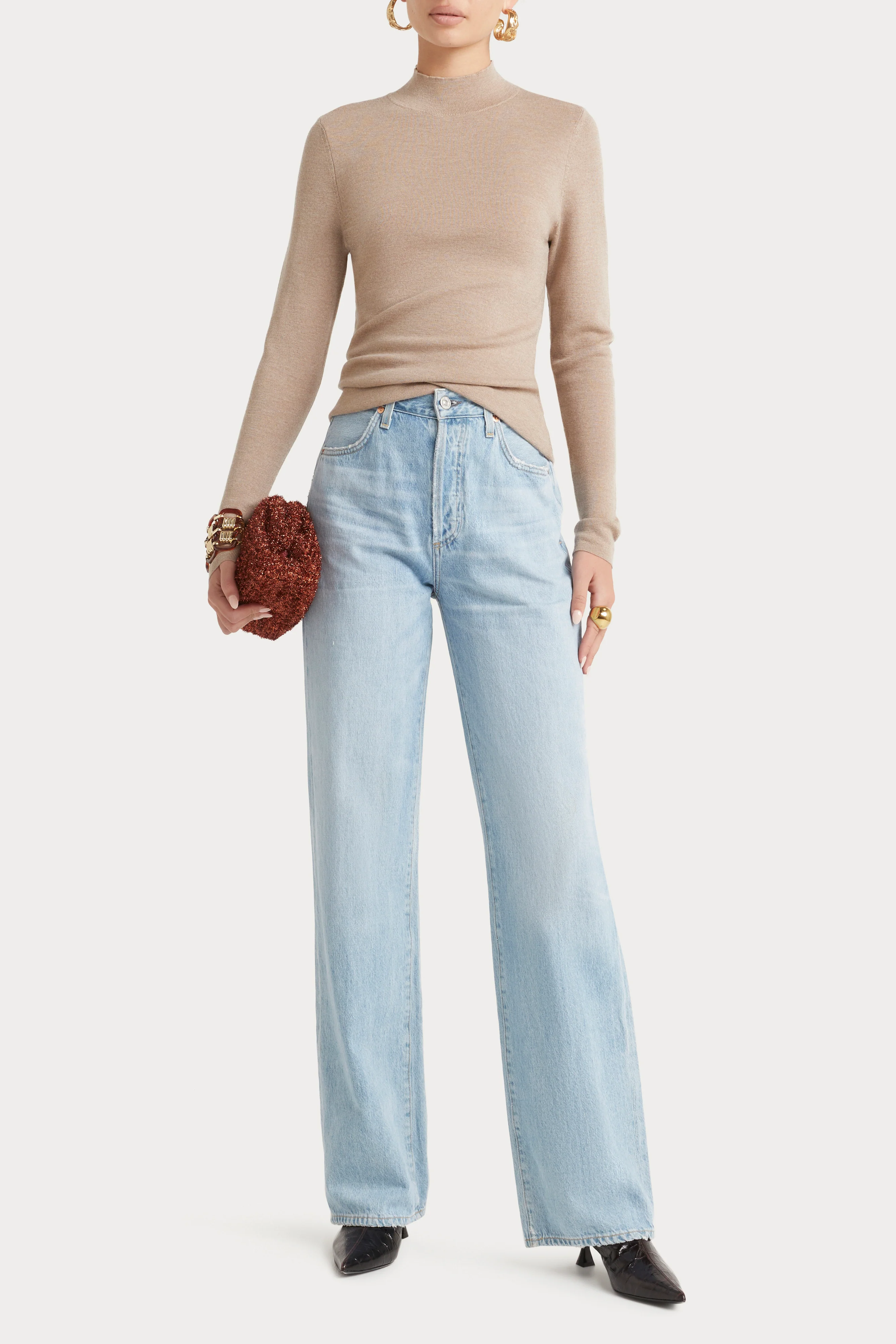 Husk Mock Neck Sweater - Image 2
