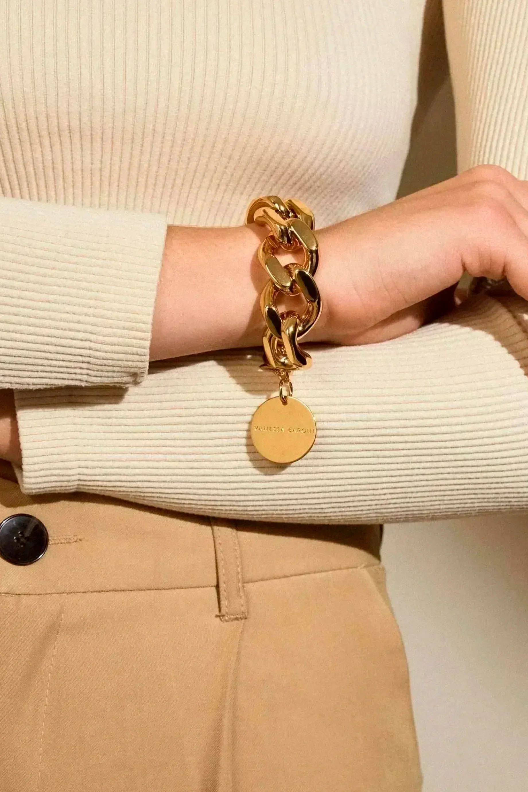 Vanessa Baroni Flat Chain Bracelet - Image 2
