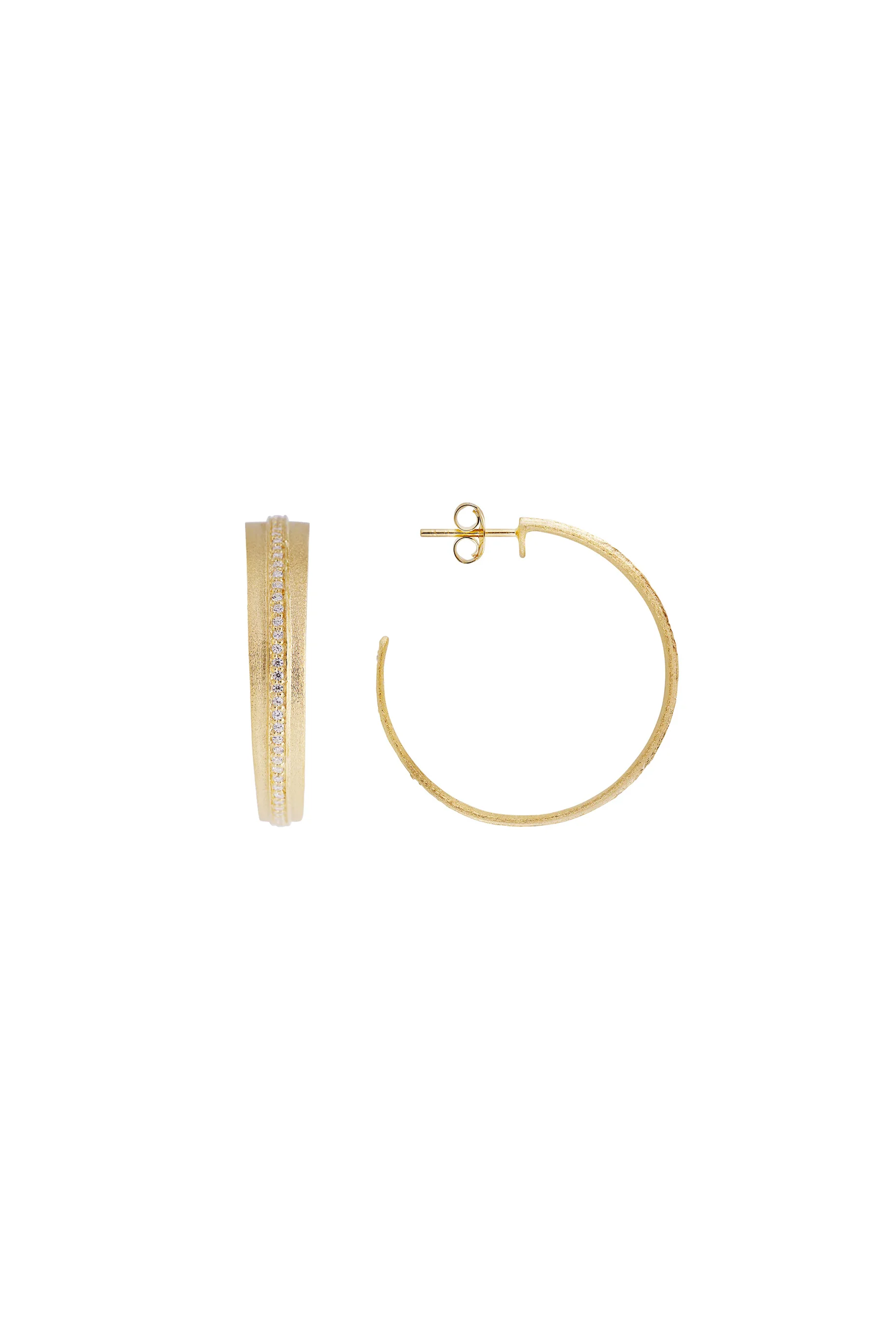 Fairley Desert Crystal Hoops - Image 3