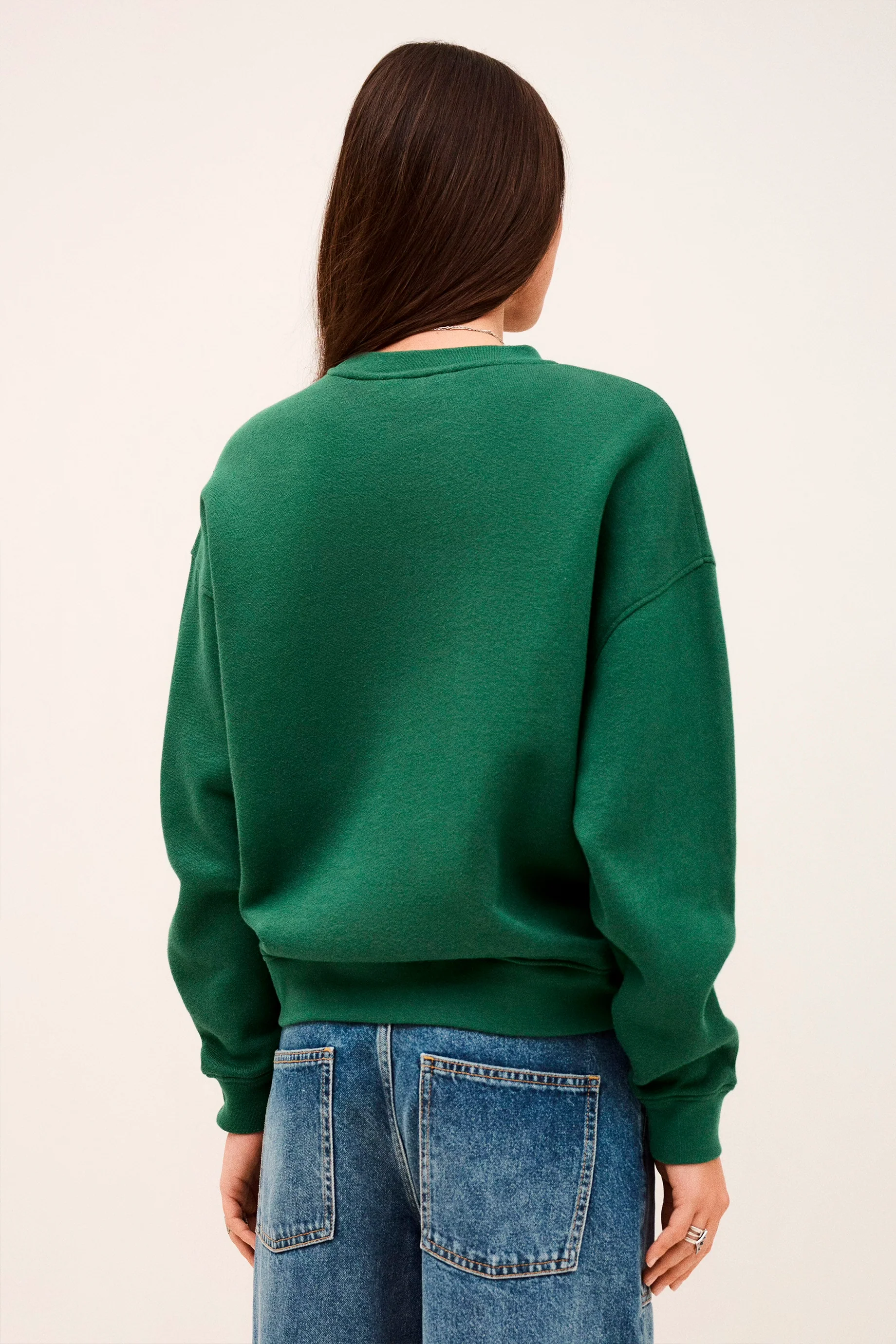 BA&SH Fenja Sweatshirt - Green - Image 5