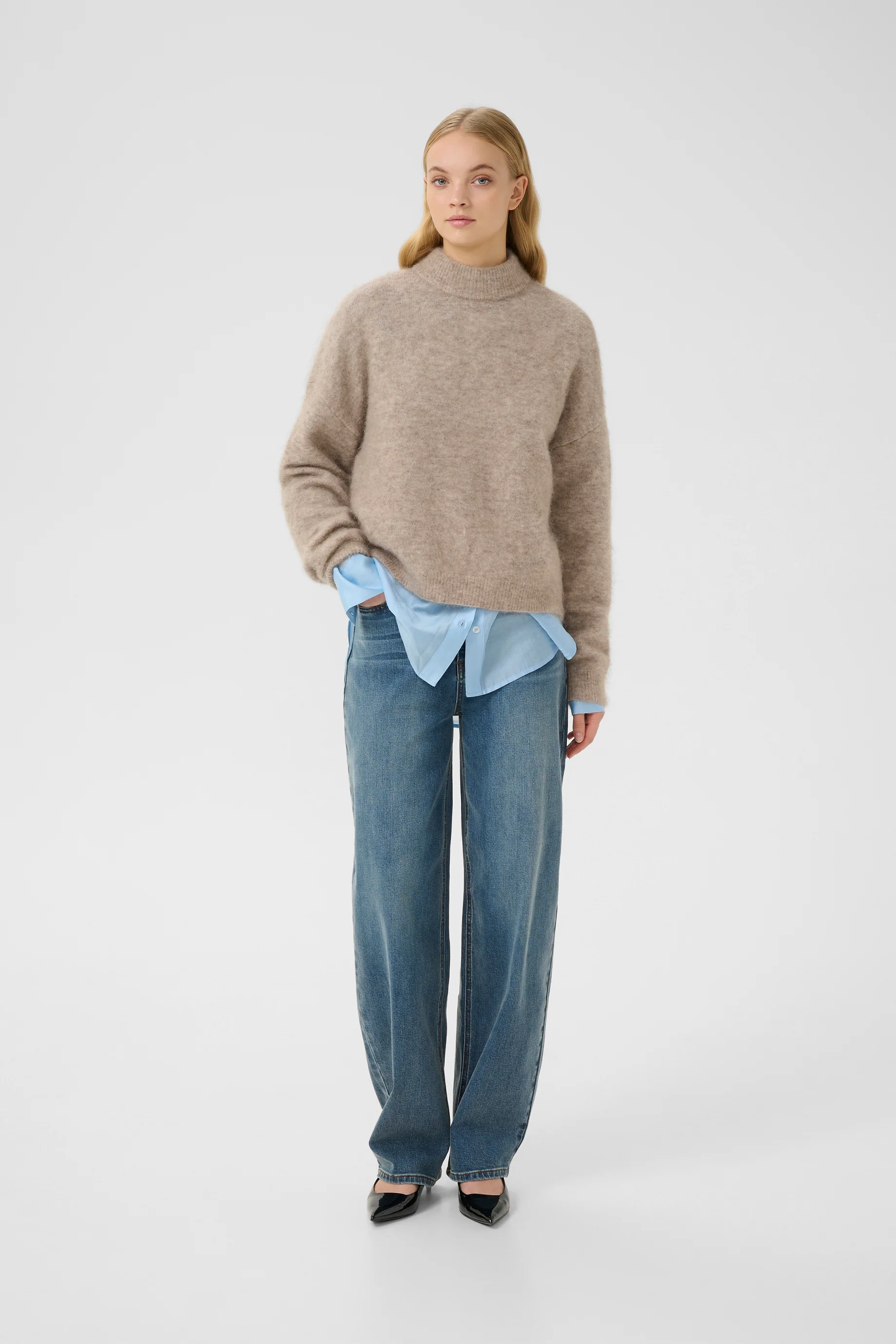 Gestuz Debbie Pullover - Warm Sand - Image 2