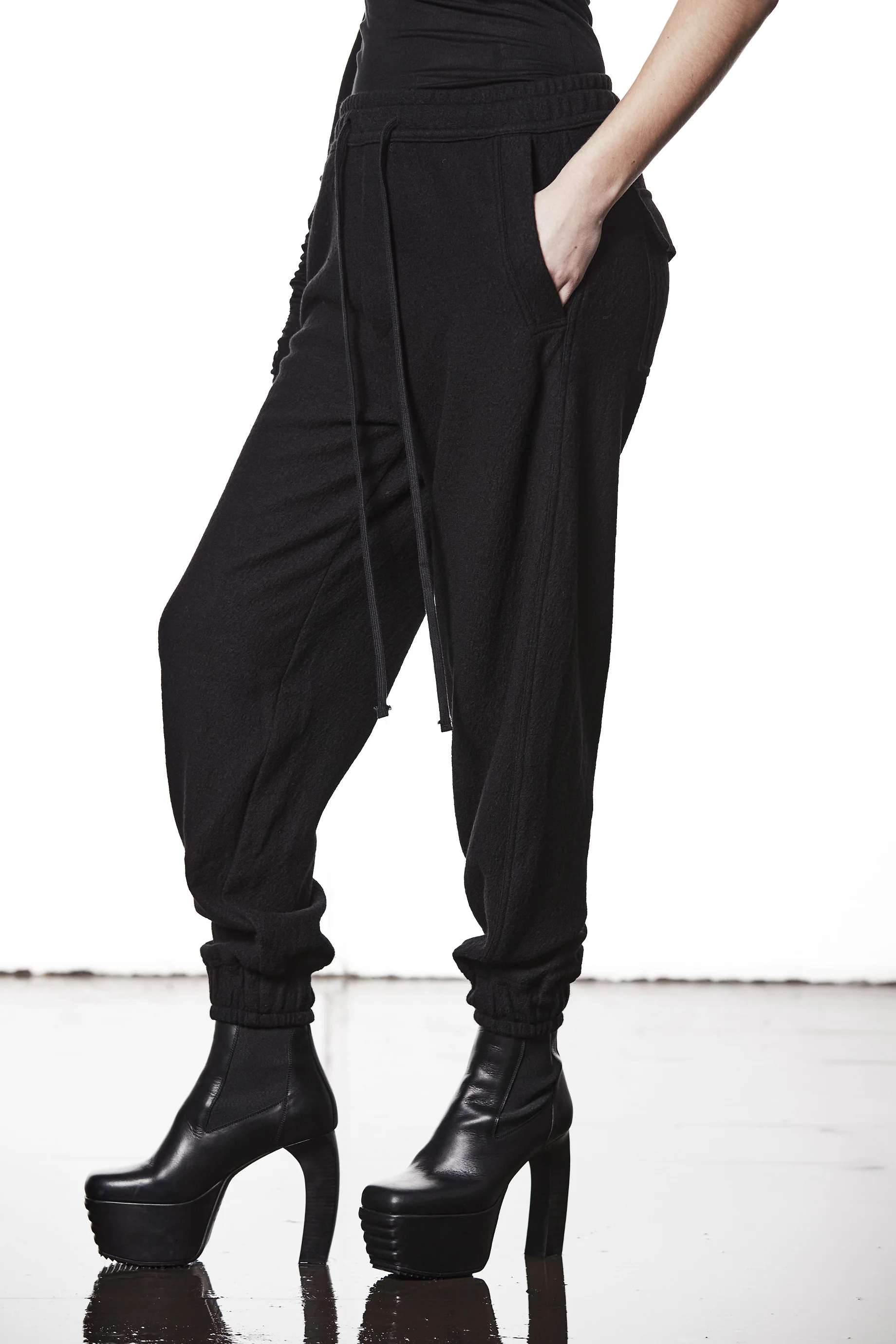 Thom Krom Lounge Pant - Black - Image 2