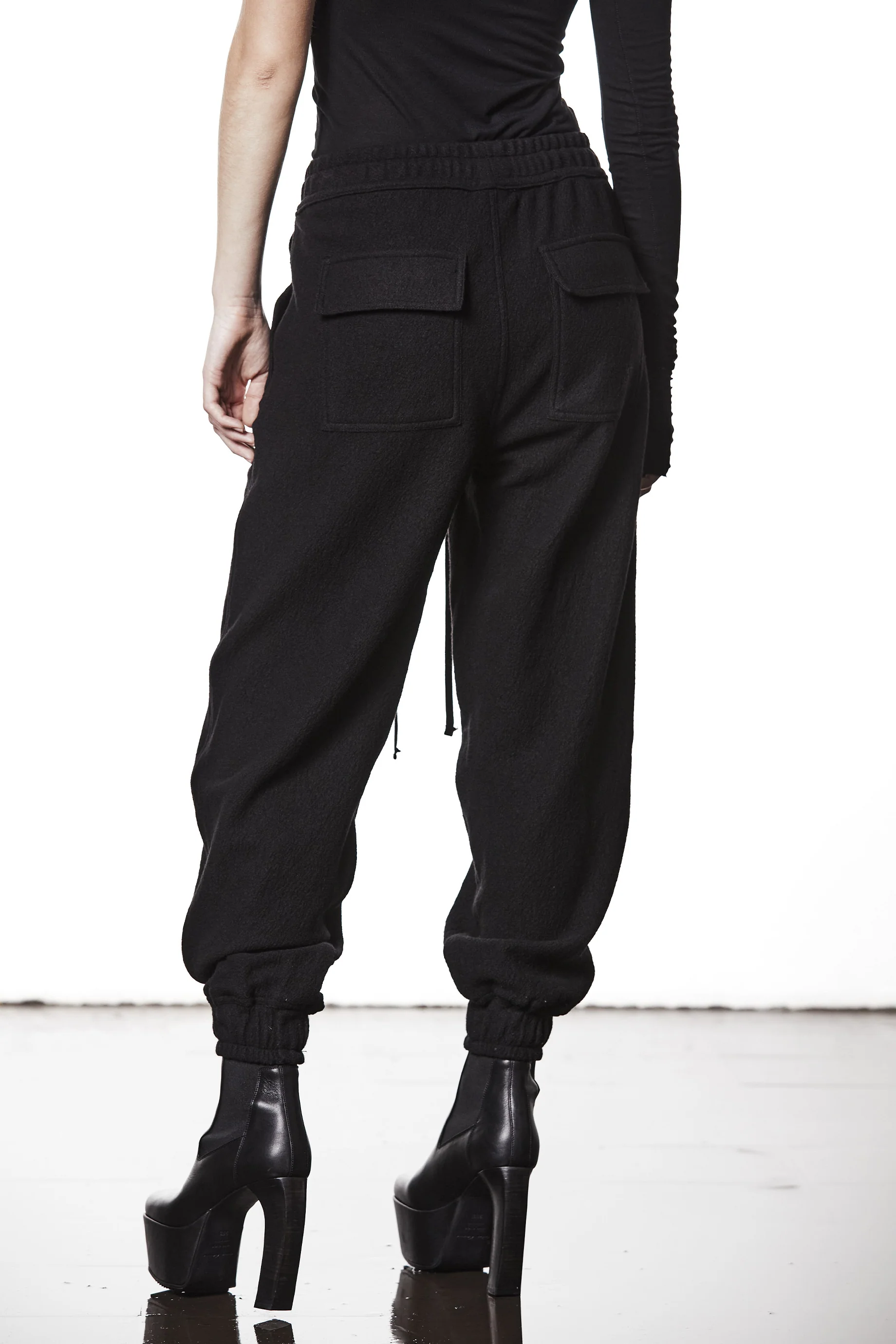 Thom Krom Lounge Pant - Black - Image 5