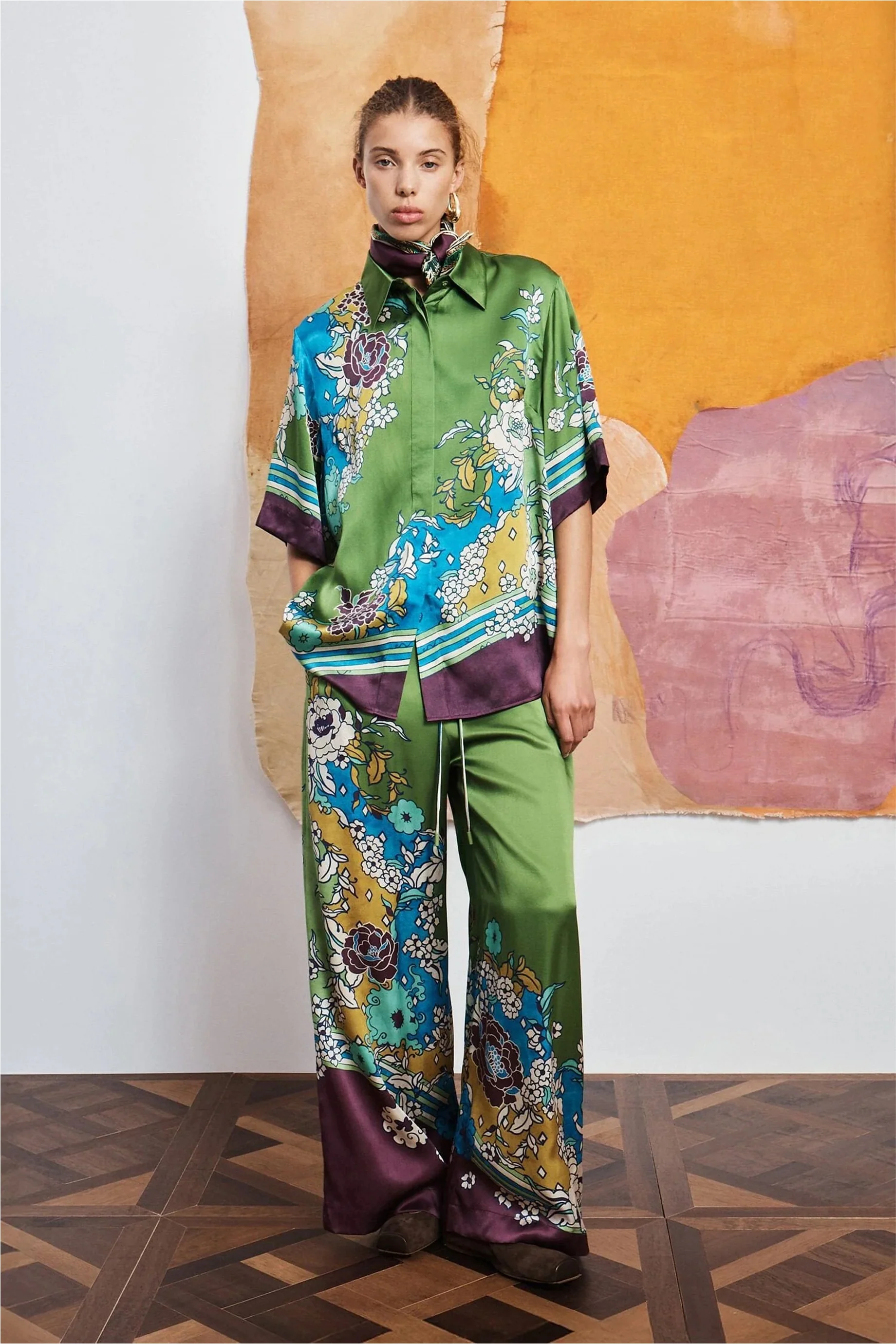 Alemais Nanci Silk Pant - Image 2