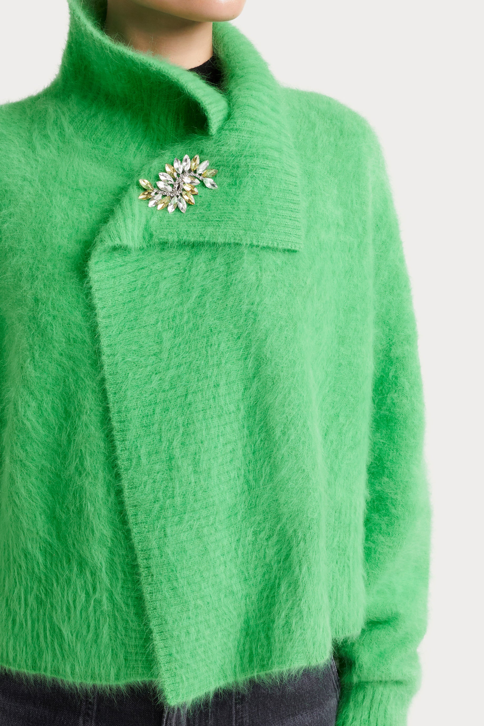 Antalya Crop Cocoon Cardigan - Image 10