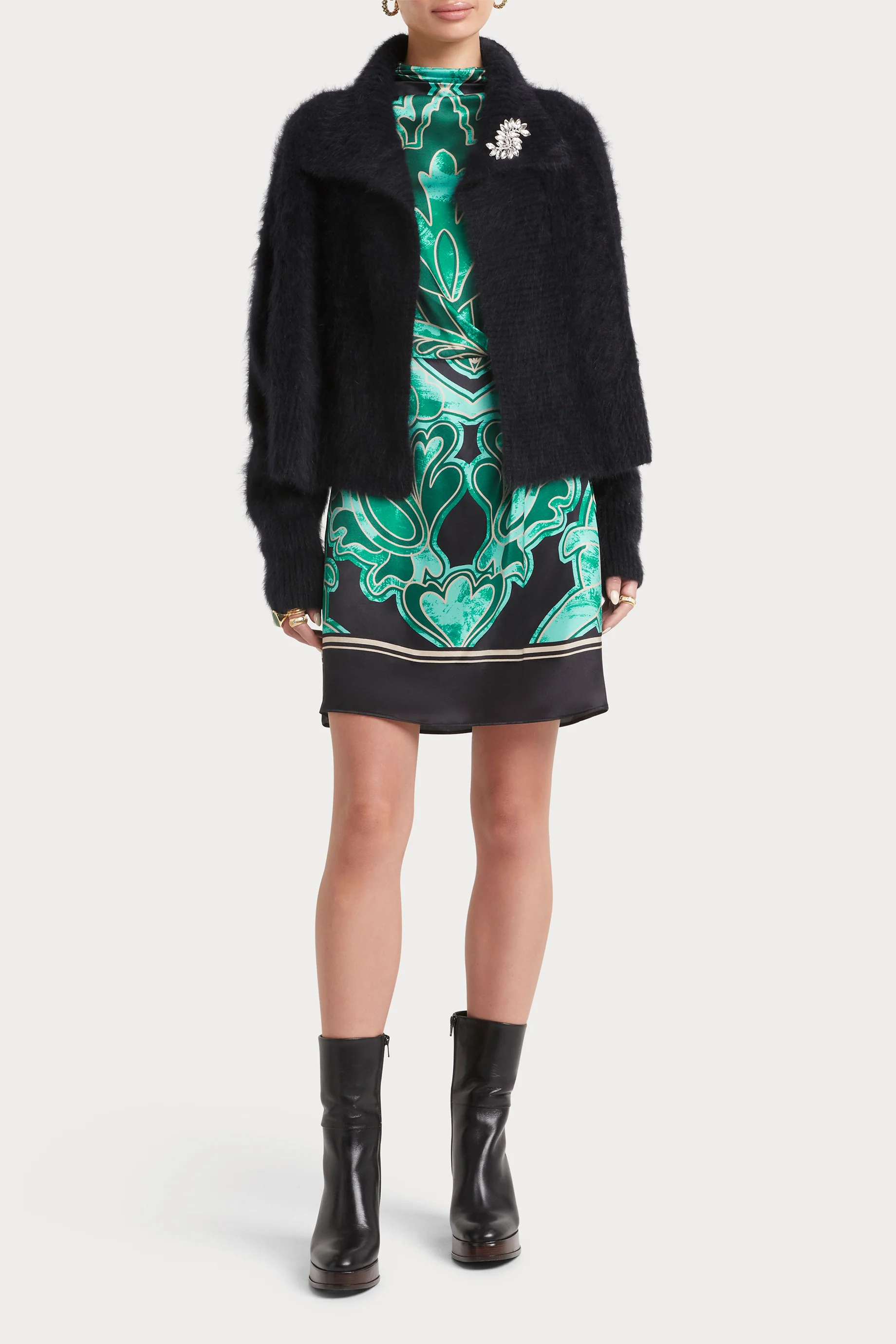 Antalya Crop Cocoon Cardigan - Image 2