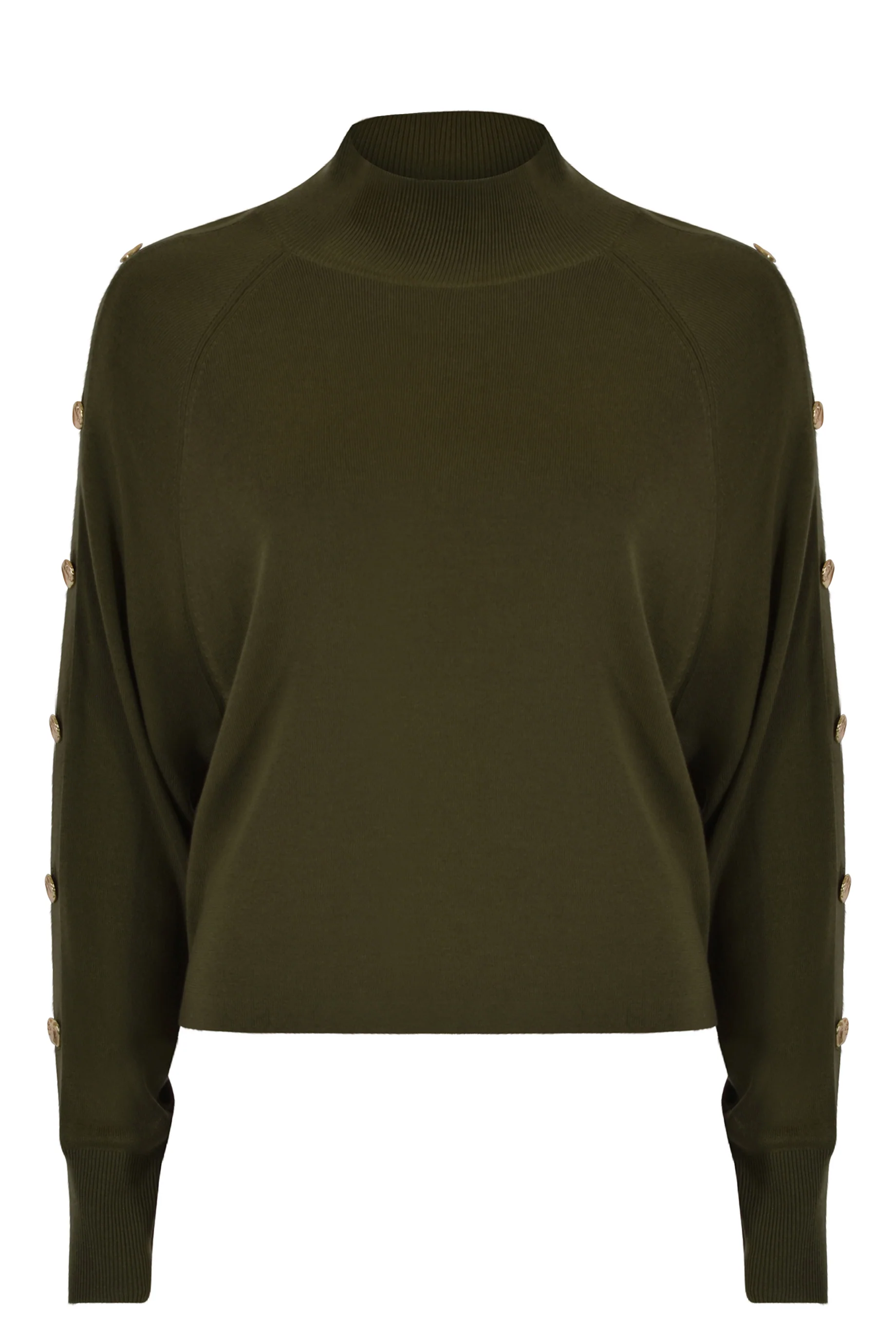 Husk Button Sleeve Knit