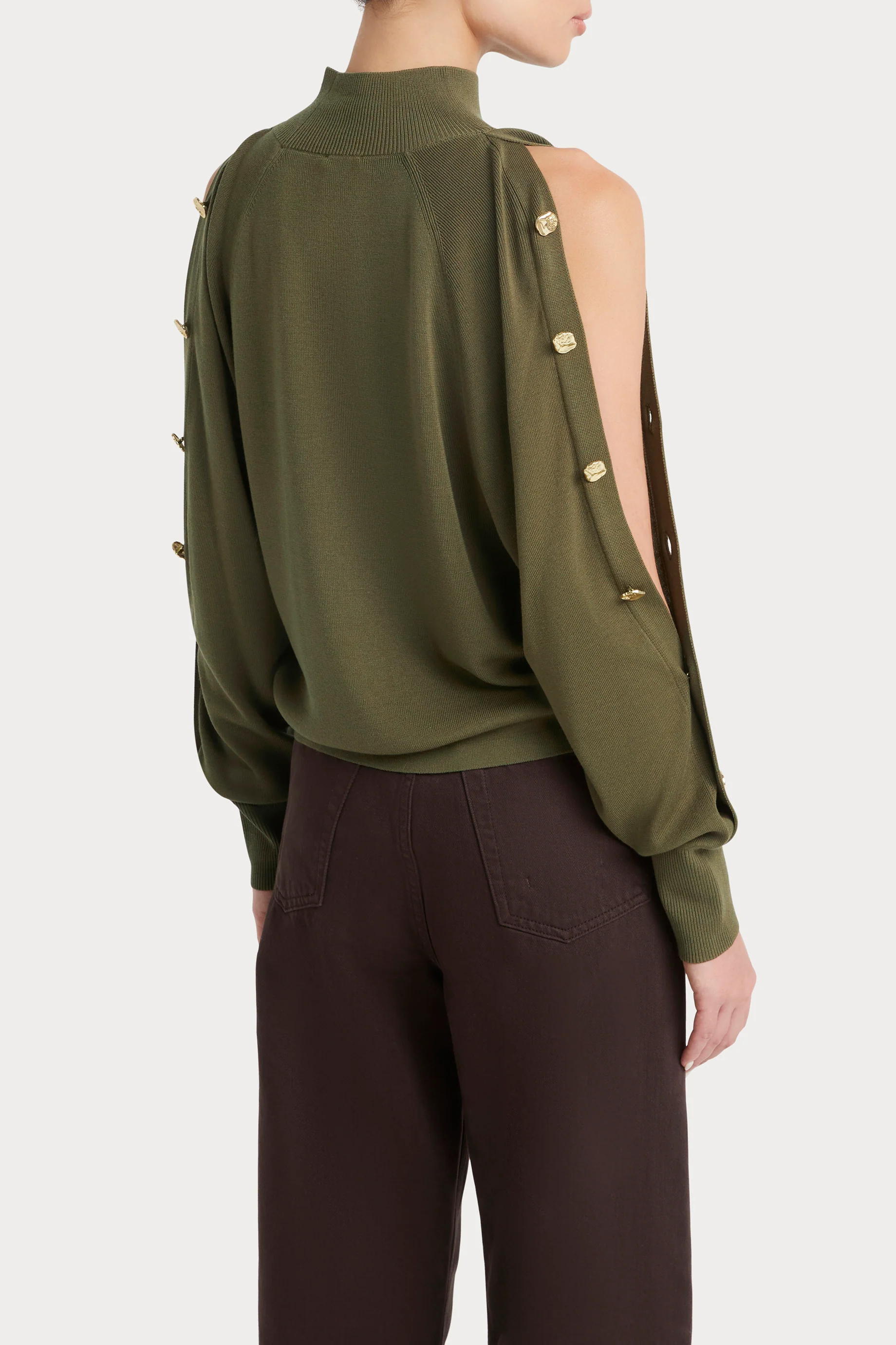 Husk Button Sleeve Knit - Image 6