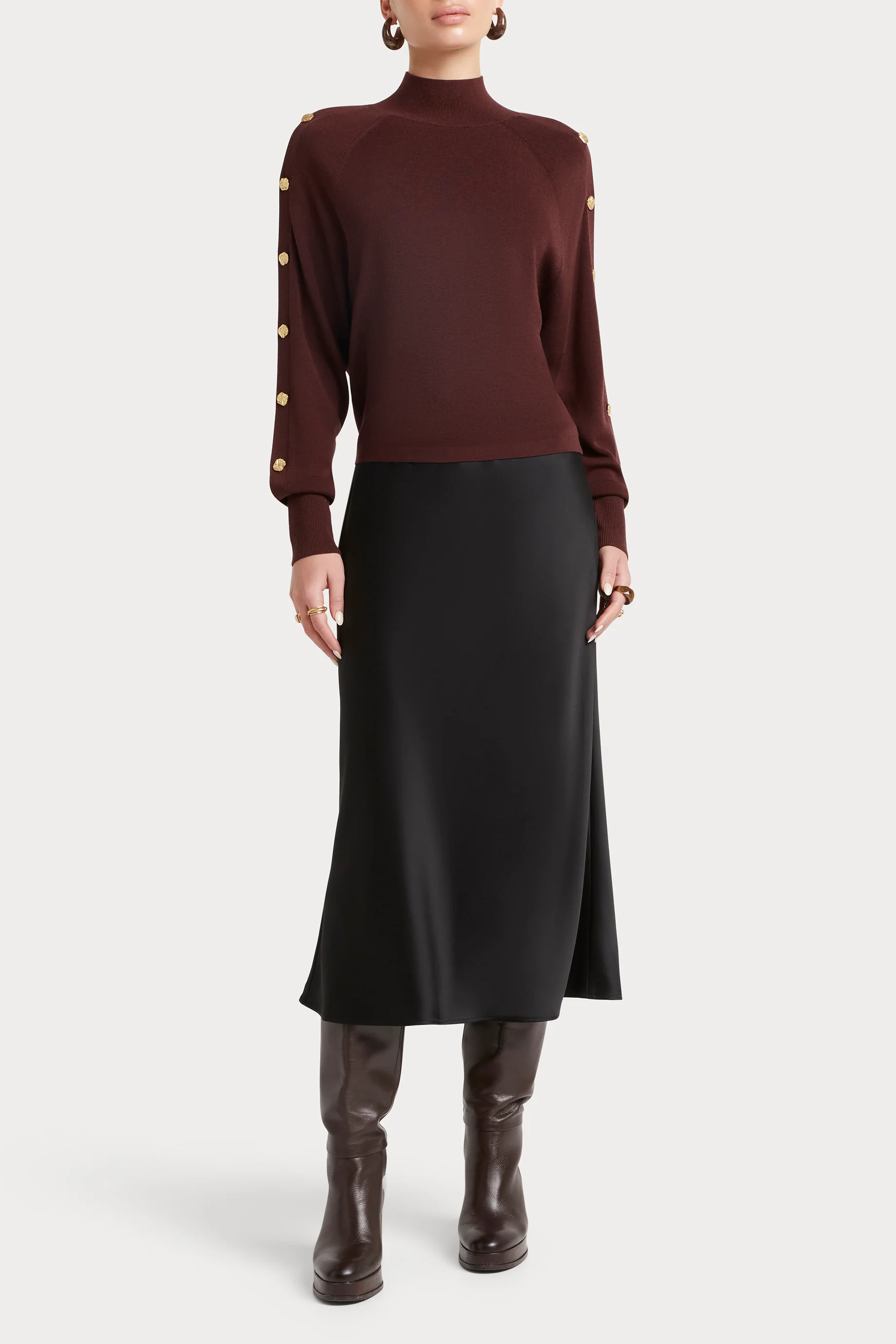 Husk Button Sleeve Knit - Image 8