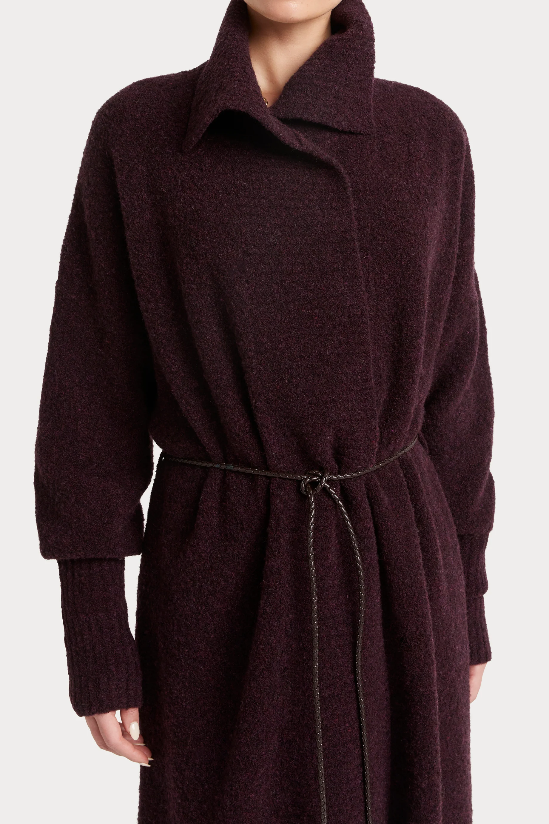 Husk Long Boucle Cardigan - Image 4