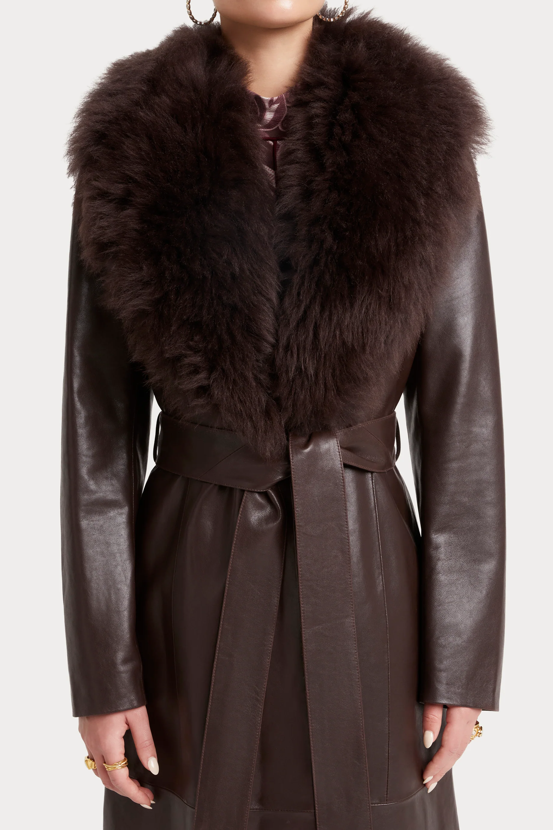 Husk Colette Leather Coat - Image 4